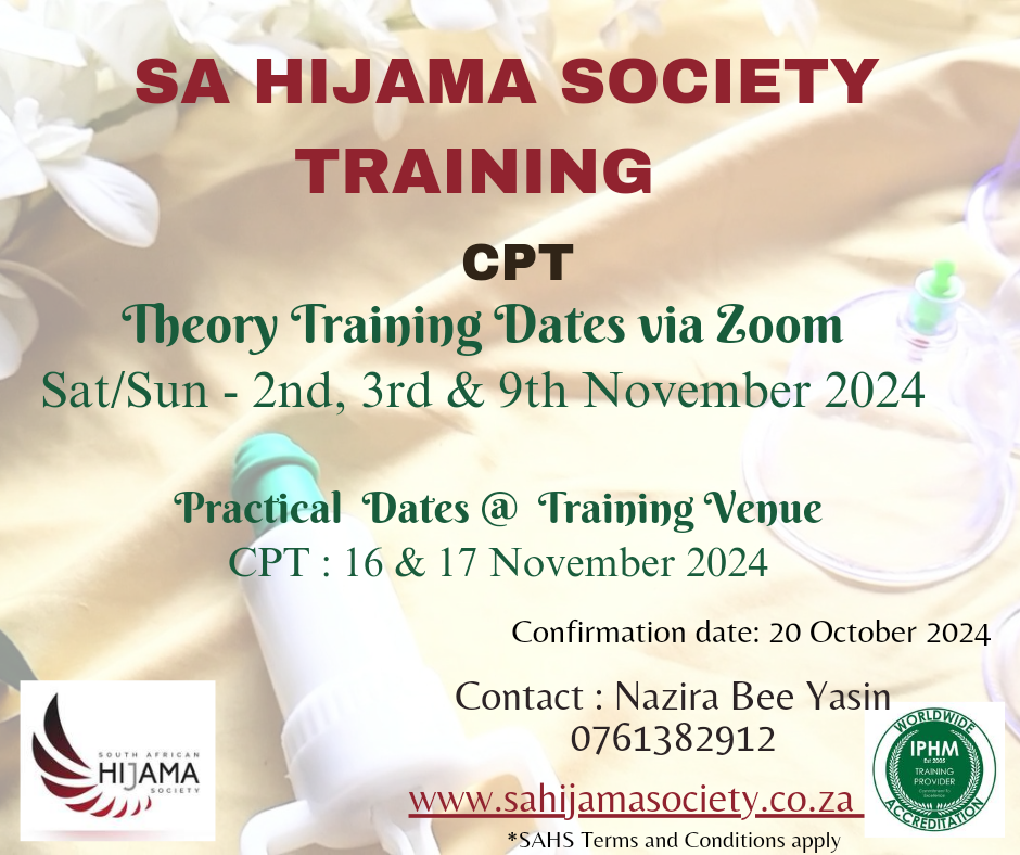 Hijama Training South African Hijama Society Hijama training south african hijama society